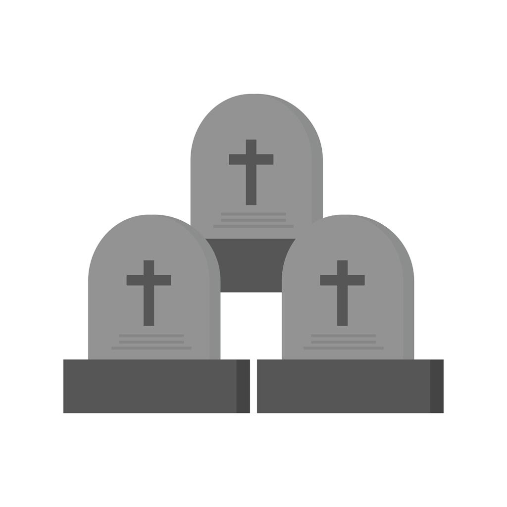 Graveyard Greyscale Icon - IconBunny