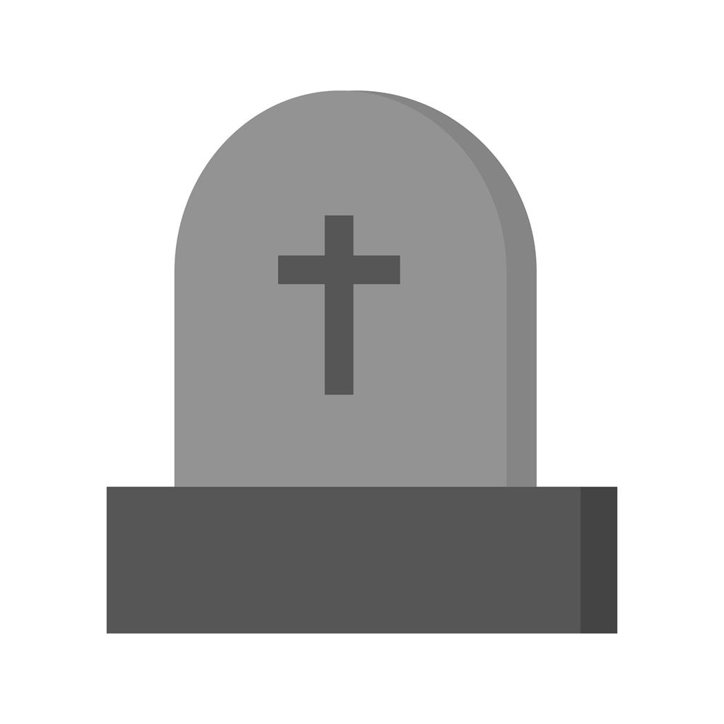 Grave Greyscale Icon - IconBunny