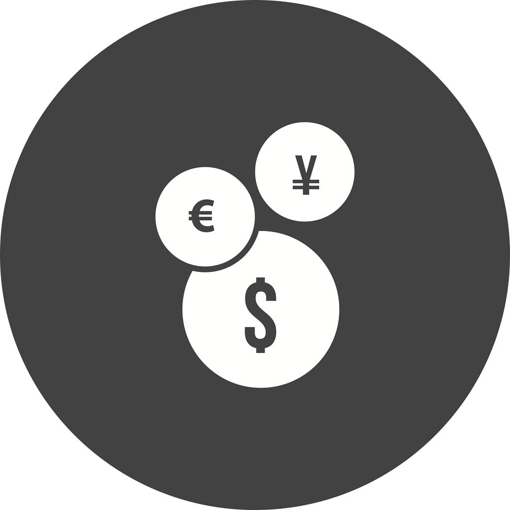 Currency Flat Round Icon - IconBunny