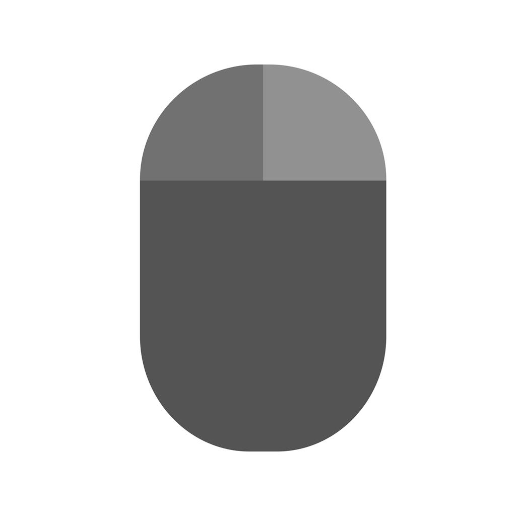 Mouse Greyscale Icon - IconBunny