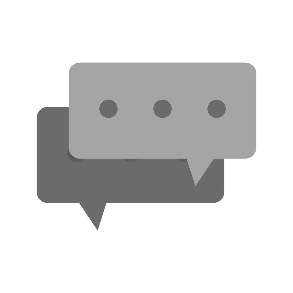 Communication Greyscale Icon - IconBunny