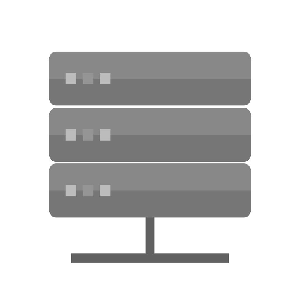 Data Greyscale Icon - IconBunny
