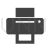Printer III Glyph Icon - IconBunny