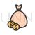 Dollar Currency with bag Line Filled Icon - IconBunny