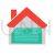 Home loan Flat Multicolor Icon - IconBunny