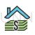 Home loan Line Filled Icon - IconBunny