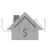 House Greyscale Icon - IconBunny