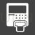 ATM Glyph Inverted Icon - IconBunny