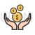 Mutual Fund Line Filled Icon - IconBunny