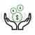 Mutual Fund Line Green Black Icon - IconBunny
