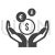 Mutual Fund Glyph Icon - IconBunny