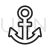 Anchor Line Icon - IconBunny