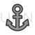 Anchor Line Filled Icon - IconBunny