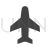 Aero plane Passenger Glyph Icon - IconBunny