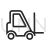 Lifter Truck Line Icon - IconBunny