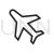 Aero plane Line Icon - IconBunny