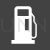 Gas Station Service Glyph Inverted Icon - IconBunny
