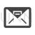 Inbox Glyph Icon - IconBunny