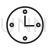 Clock Line Icon - IconBunny