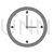 Clock Greyscale Icon - IconBunny