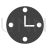 Clock Glyph Icon - IconBunny