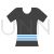 Ladies Shirt Blue Black Icon - IconBunny