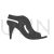 Stylish Sandals Glyph Icon - IconBunny