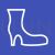 Boots with Heels Line Multicolor B/G Icon - IconBunny