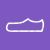 Casual Shoes Line Multicolor B/G Icon - IconBunny