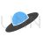 Hat III Blue Black Icon - IconBunny