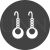 Earrings Flat Round Icon - IconBunny