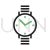 Wrist Watch Line Green Black Icon - IconBunny