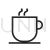 Coffee Cups Line Icon - IconBunny