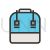 School bag Line Filled Icon - IconBunny