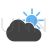 Weather Blue Black Icon - IconBunny