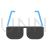 Sunglasses Blue Black Icon - IconBunny
