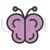 Butterfly Line Filled Icon - IconBunny