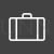 Suitcase Line Inverted Icon - IconBunny