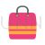 Handbag Flat Multicolor Icon - IconBunny