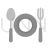 Food Greyscale Icon - IconBunny