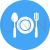 Food Flat Round Icon - IconBunny