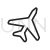 Plane Line Icon - IconBunny