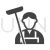Cleaner Glyph Icon - IconBunny
