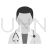 Doctor Male Greyscale Icon - IconBunny