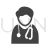 Doctor Male Glyph Icon - IconBunny