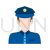 Police Man Flat Multicolor Icon - IconBunny
