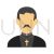 Priest Flat Multicolor Icon - IconBunny
