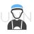 Sports Man Blue Black Icon - IconBunny