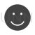 Smile Glyph Icon - IconBunny