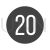 Speed limit 20 Glyph Icon - IconBunny